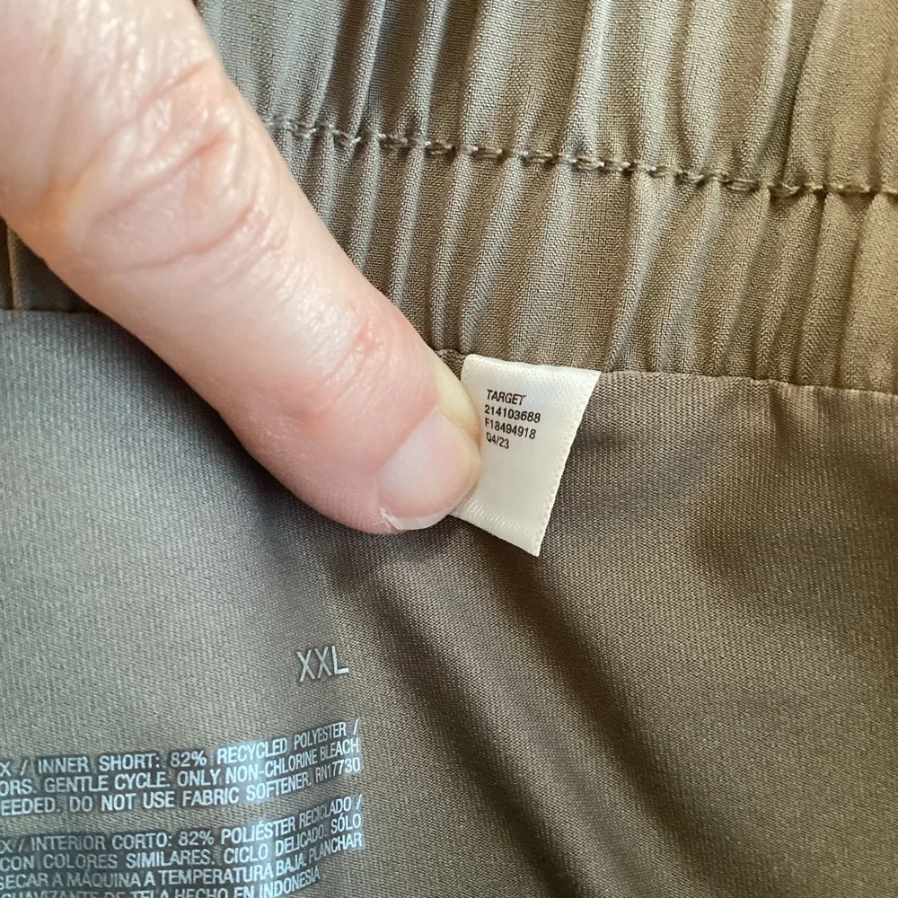 All in Motion Flex‎ Woven Skort Taupe Color Size XXL NEW Athleisure Tennis